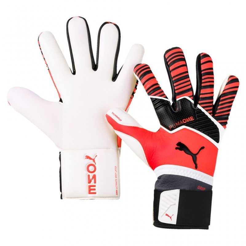 Puma One Grip 1 Hybrid Pro Adult Soccer Goalkeeper Gloves