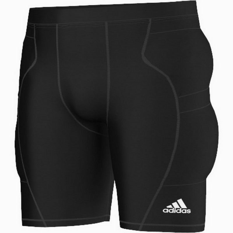Adidas proteccións laterales ajustadas portero fútbol adulto